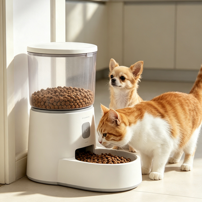 Smart Automatic Pet Feeder | Keep Pets Fed On Schedule While You’re Away