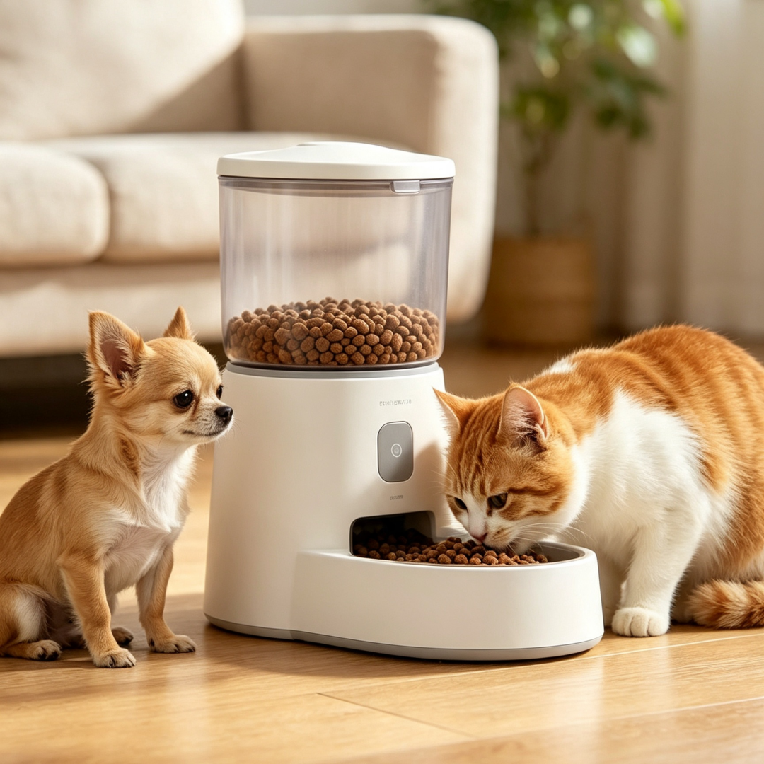 Smart Automatic Pet Feeder | Keep Pets Fed On Schedule While You’re Away
