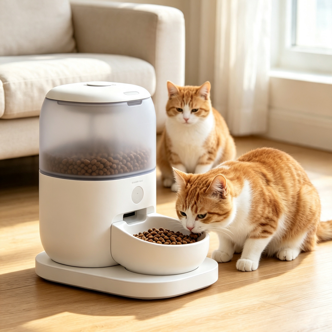 Sealed Automatic Pet Feeder | Ideal for Multi-Cat & Multi-Pet Households