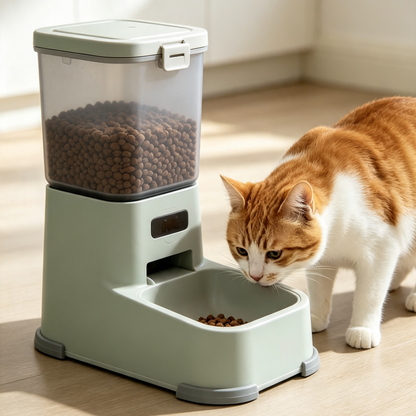 Smart Automatic Cat Feeder | Reliable Timed Feeding for Multi-Cat Families