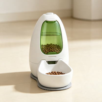 Egg-Shaped Gravity Automatic Cat Feeder