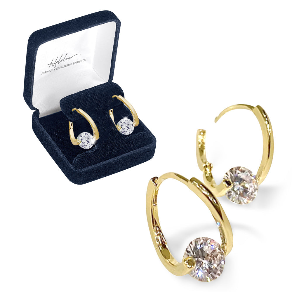🔥LAST DAY SALE-70% OFF 丨CZTICLE®Lymphvity MagneTherapy Germanium Earrings🔥