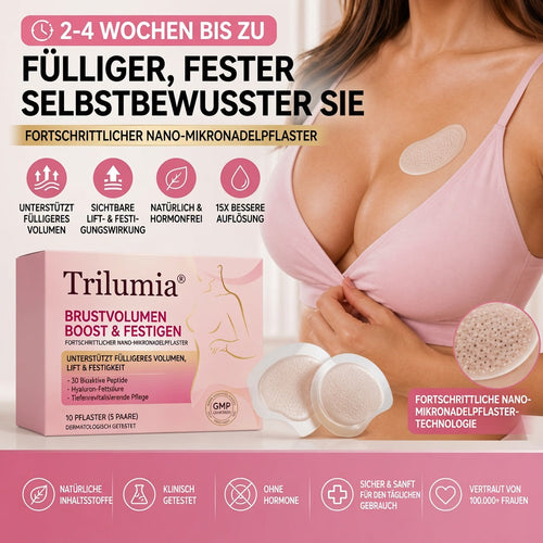 Trilumia® ✨Advanced Nano-Microneedle-Patch für mehr Brustvolumen & Straffung 🐏🐏